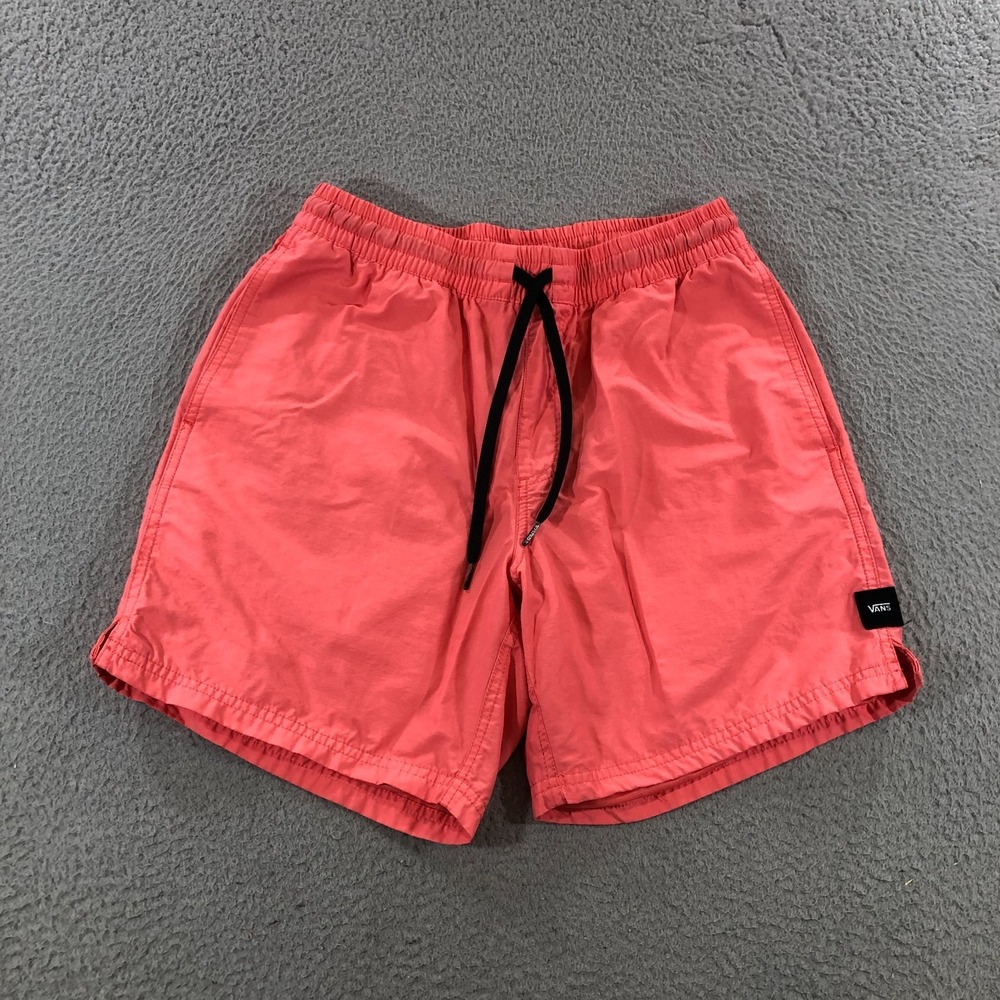 Vans shorts mens S orange salmon nylon actiive